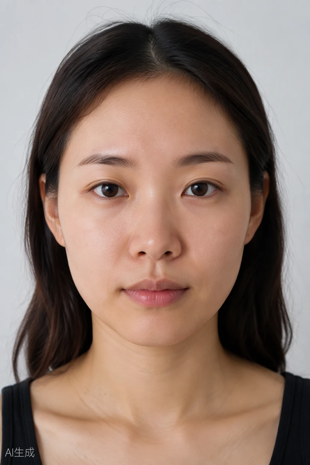 Before Natural Glow makeup